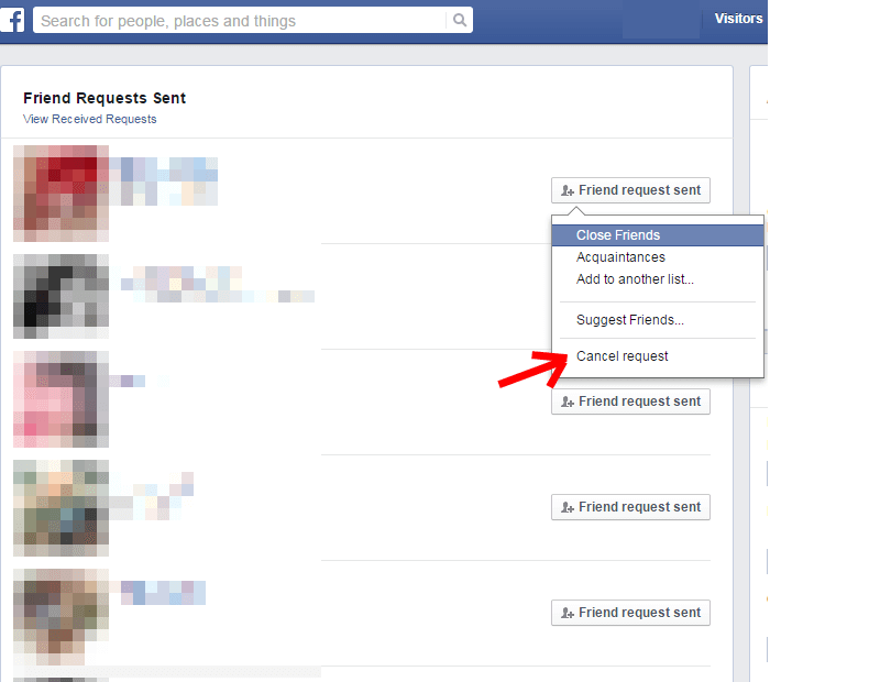 facebook friend requests trick