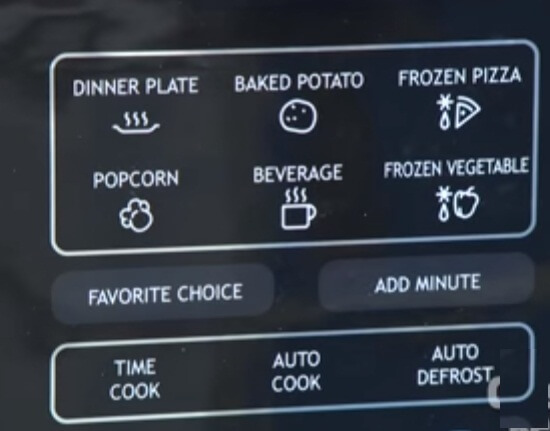 microwave with shortcut settings review 2016