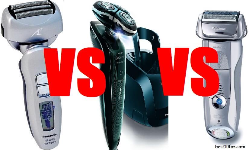 Braun Series 7 vs Panasonic ES-LA63 vs Norelco SensoTouch 3D 2017 2018 2019 2019 comparison