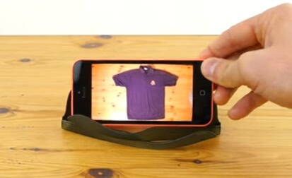use glasses as a stand for you phone to watch videos easily
